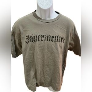 Jägermeister Jager Men's‎ Large Green Tee Shirt Short Sleeve